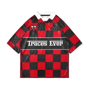 Traces Ever – “BLACK PEARL JERSEY ” RED & BLACK